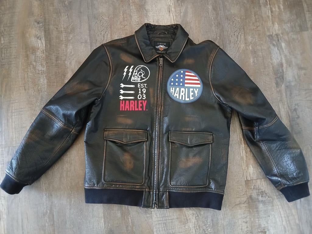 Lederen harley jas, Enlèvement, Manteau | cuir