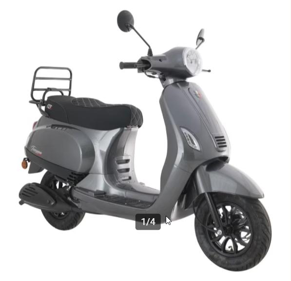 Nieuwe GTS Toscana Lava Grey scooter | Superdeal, Fietsen en Brommers, Overige modellen, Nieuw, Benzine, 49 cc