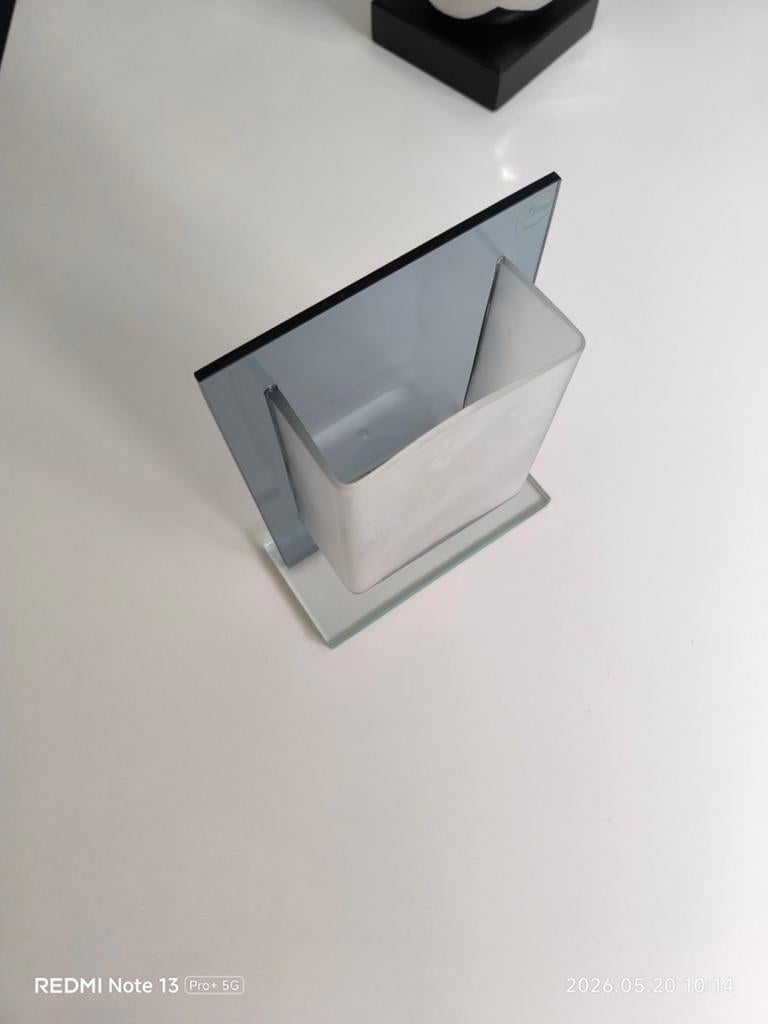Vase en verre, Neuf, Moins de 50 cm, Verre, Noir
