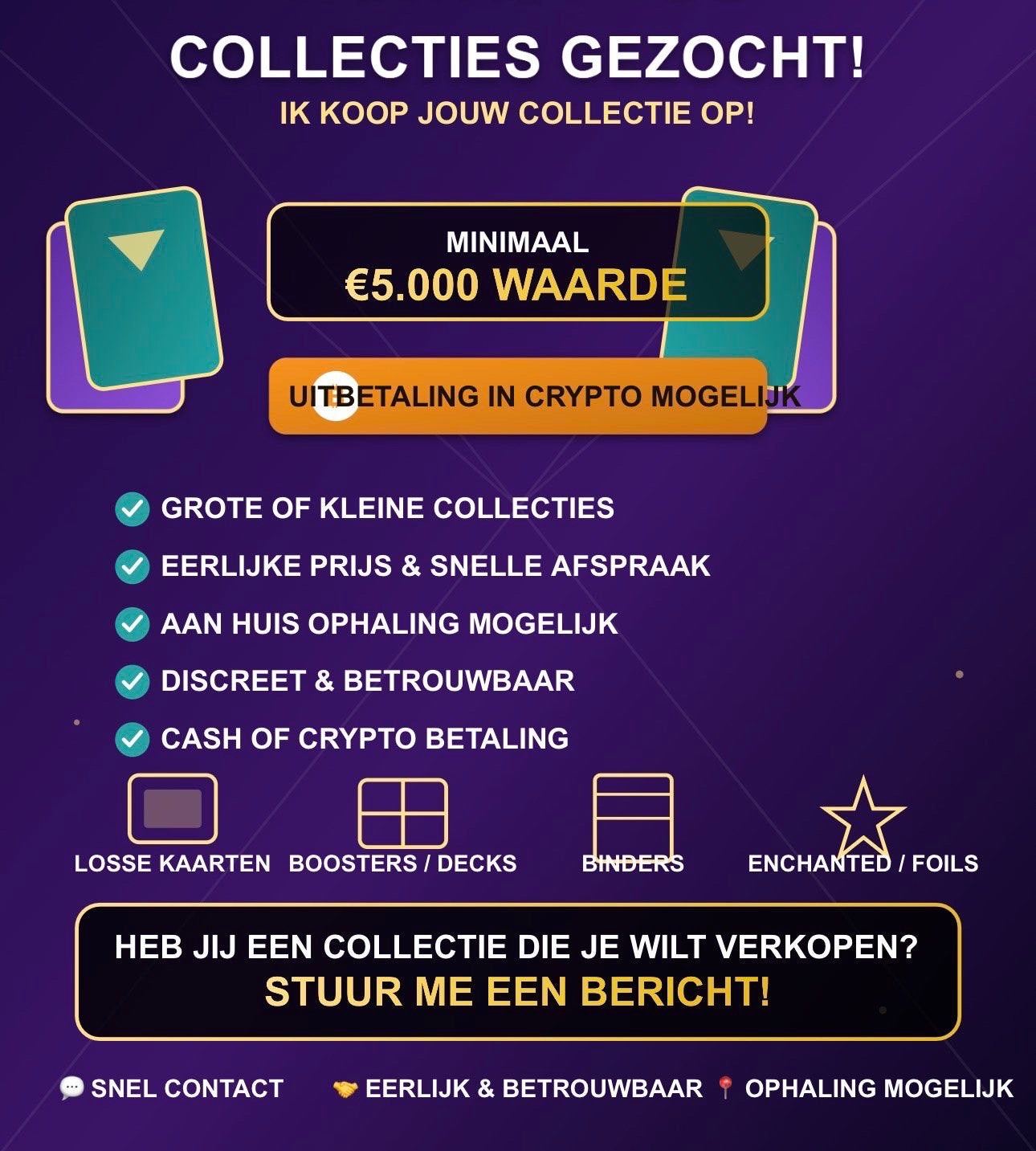 Lorcana collecties gezocht – ik koop op, cash of crypto, Verzamelen, Speelkaarten, Jokers en Kwartetten, Ophalen of Verzenden