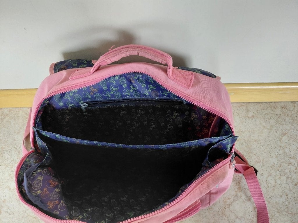 boekentas kipling (voor lagere school), Ophalen, Gebruikt, Roze, Aktetas of Boekentas