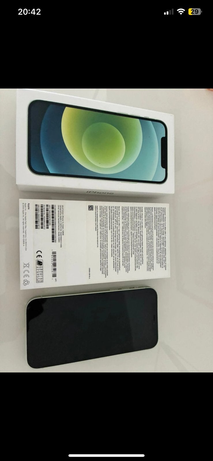 Iphone 12 couleur verte 128gb en parfait etat, Télécoms, Enlèvement ou Envoi, Comme neuf