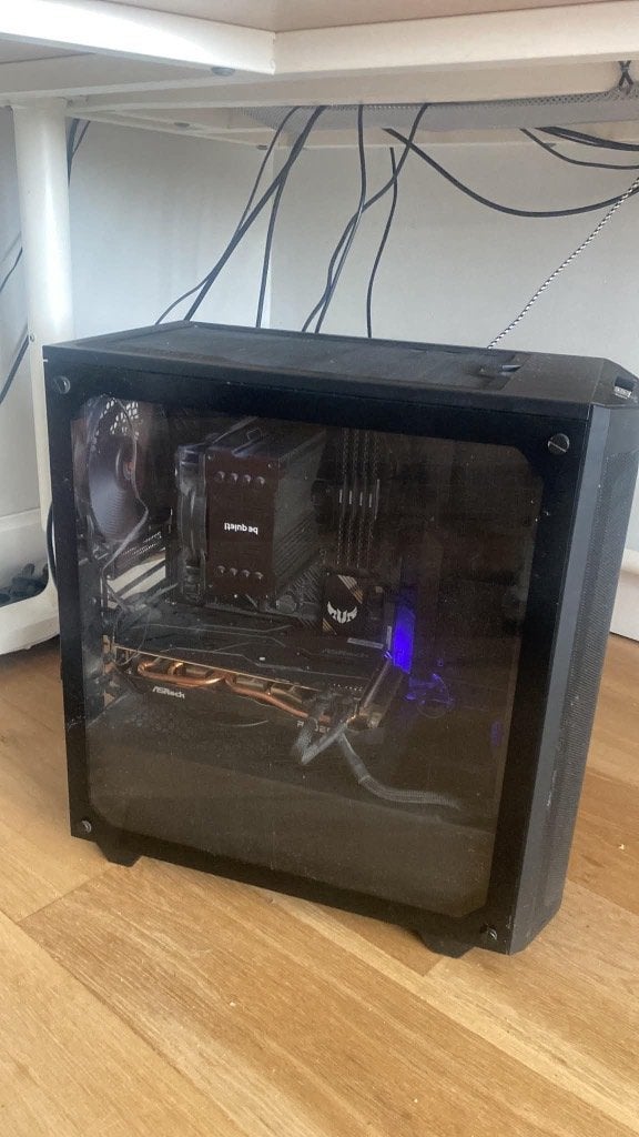 Complete AMD gaming-pc, Ophalen, Gebruikt, 32 GB, AMD Ryzen 5