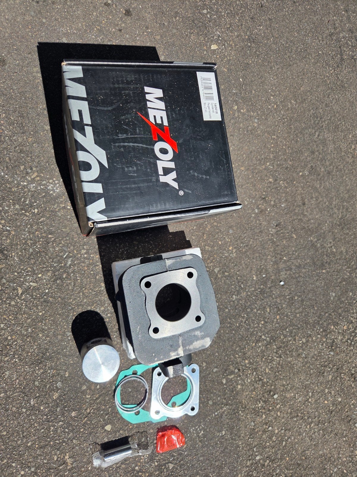 Mezoly 50cc cilinder (peugeot horizontaal)  nieuw!!, Fietsen en Brommers, Ophalen, Cilinder