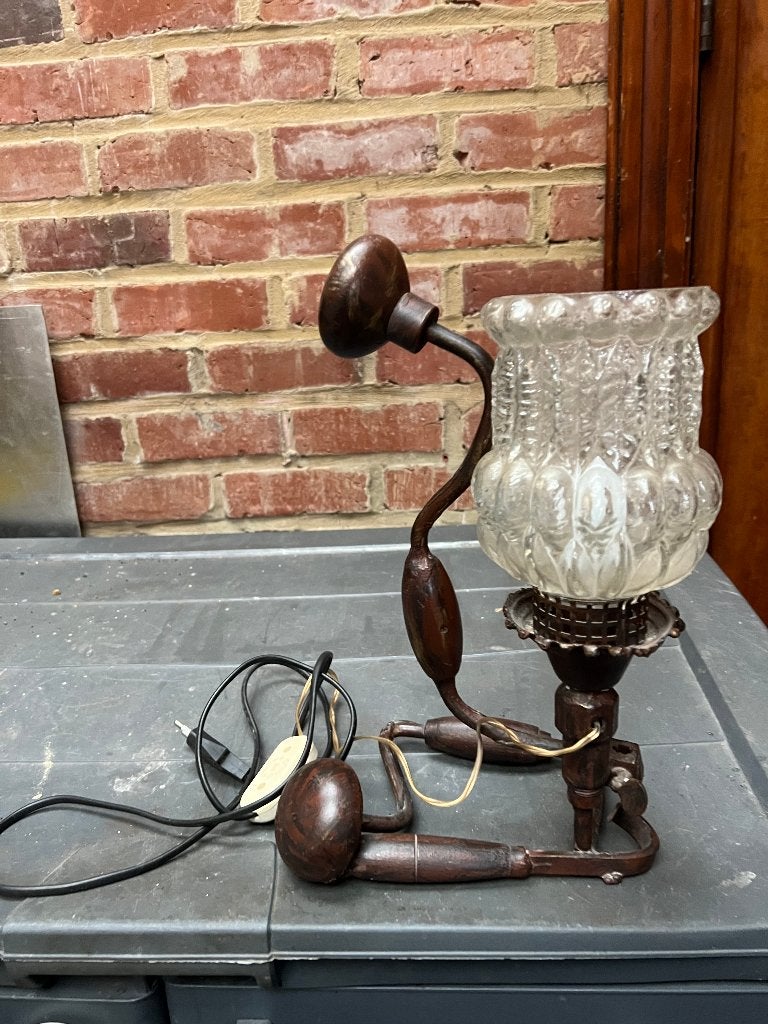 Vintage staanlamp., Ophalen