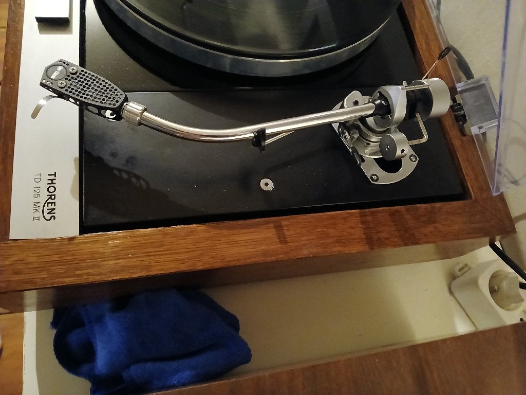 Platine thorens td 125 mk2, TV, Hi-fi & Vidéo, Tourne-disques, Enlèvement, Comme neuf, Tourne-disque, Thorens