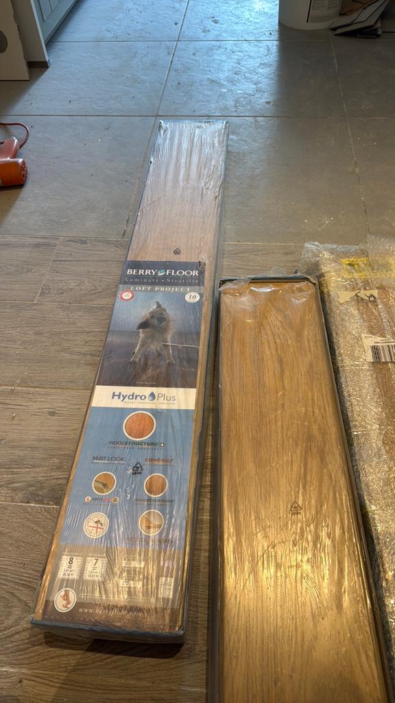 Laminaat hydro plus Berry Floor, Enlèvement, Comme neuf, Aggloméré
