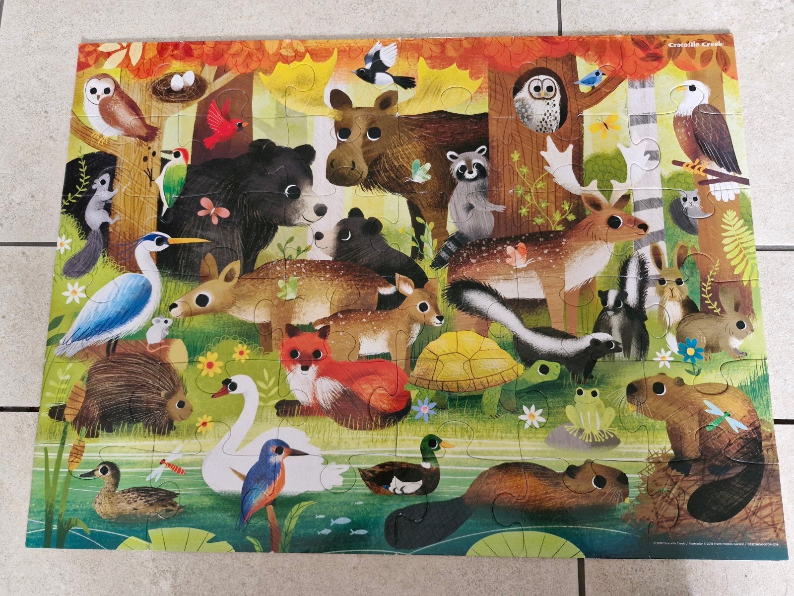 3 grote vloerpuzzels, Ophalen