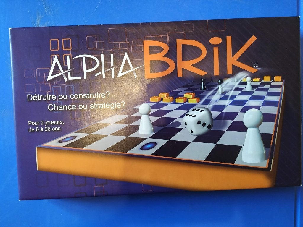 bordspel alpha brik splinternieuw leuk groot set, Ophalen of Verzenden, Nieuw