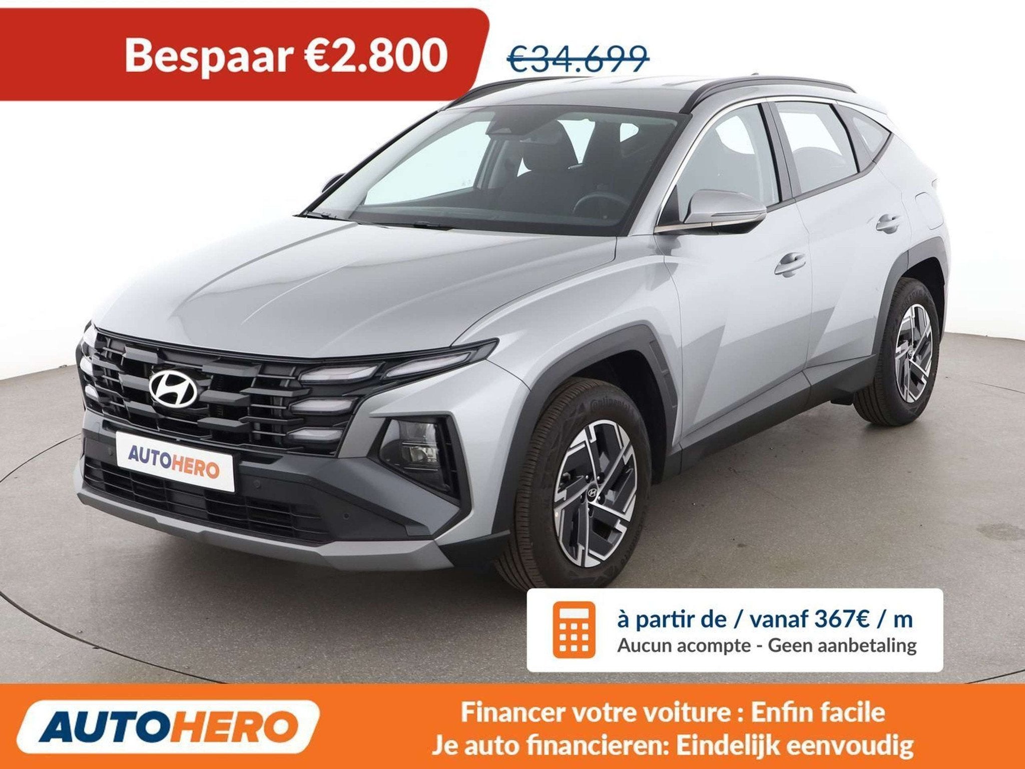 Hyundai Tucson 1.6 T-GDI Hybrid N Line (bj 2025, automaat), Auto's, Gebruikt, 1776 kg, 5 zetels, 5 deurs