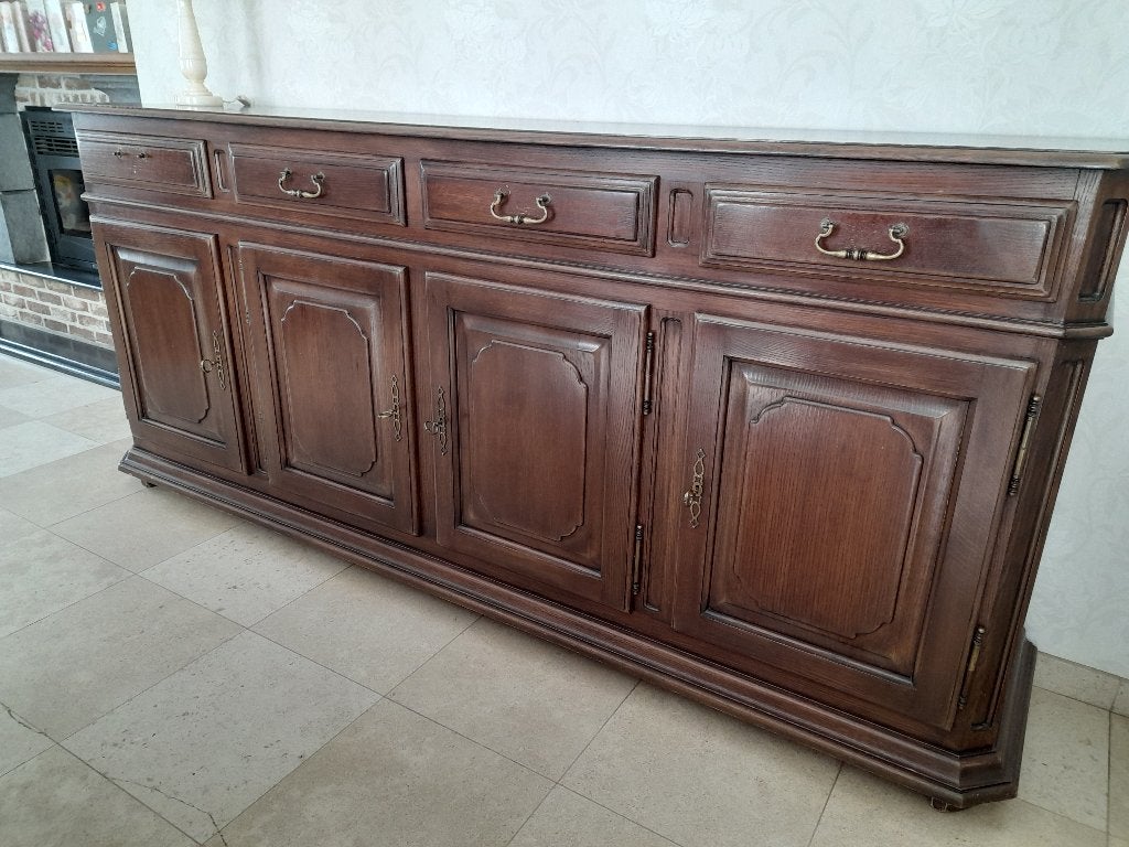 Mooie massief eiken eetkamer, Ophalen, Gebruikt, Classic collection