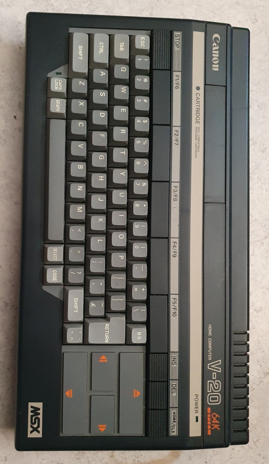 console msx ordinateur canon v-20 64k, Consoles de jeu & Jeux vidéo, Enlèvement, Comme neuf