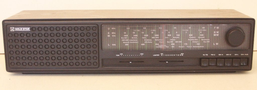 Gold Star FM/SW/MW/LX 4-Band Transistor Radio / Model RQ-727, Ophalen of Verzenden, Gebruikt, Radio