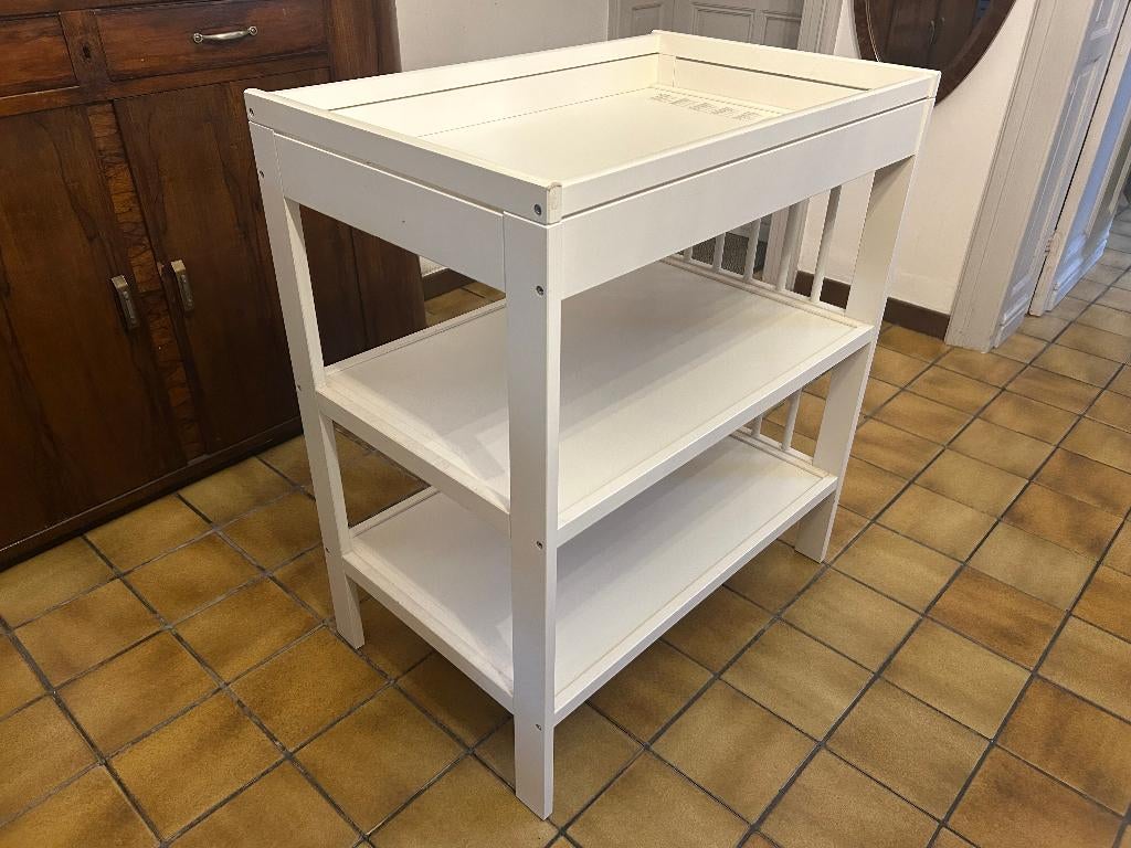 Luiertafel + waskussen + 2 hoezen, Enlèvement, Utilisé