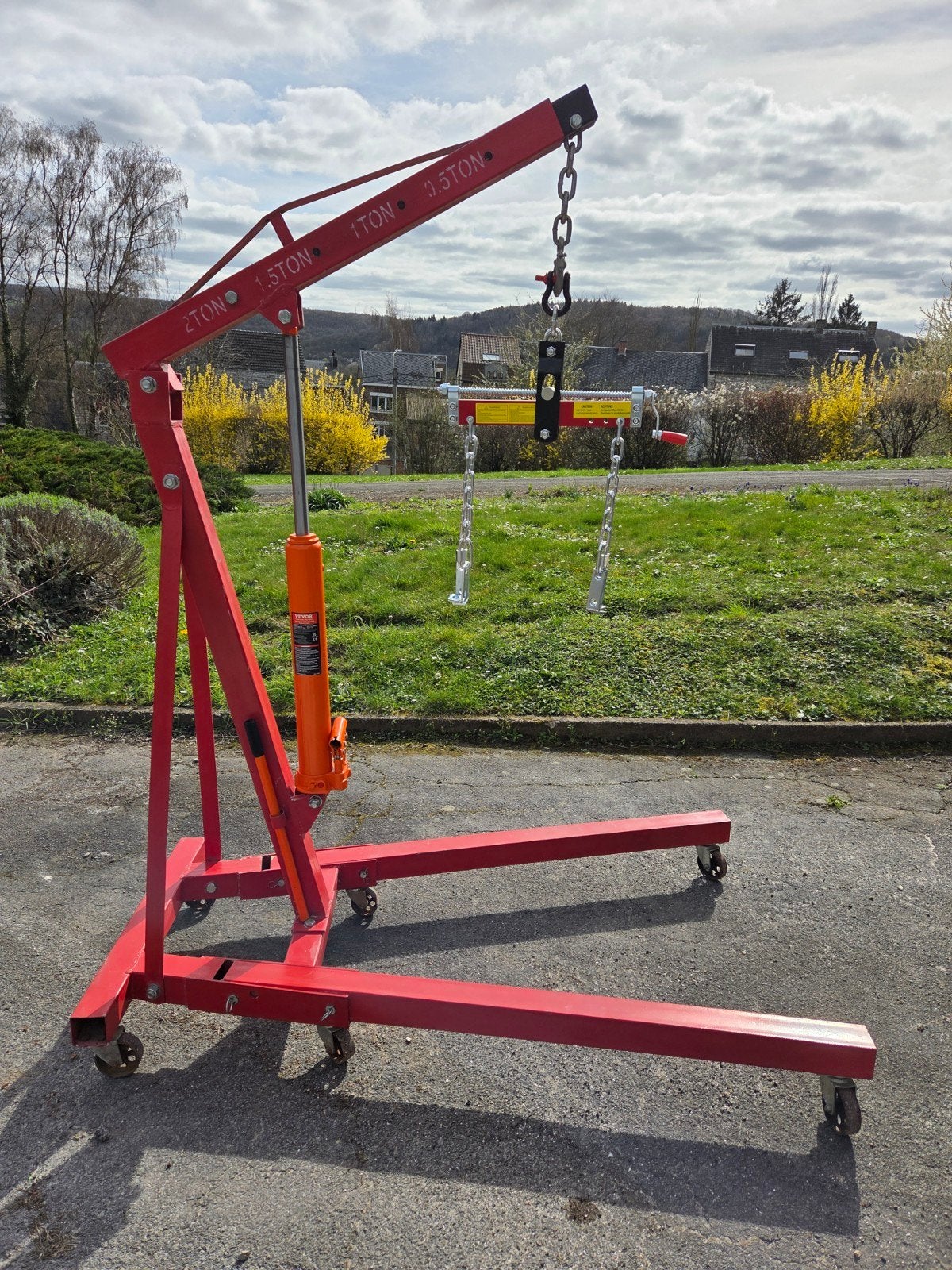 Location grue atelier 2T, Enlèvement