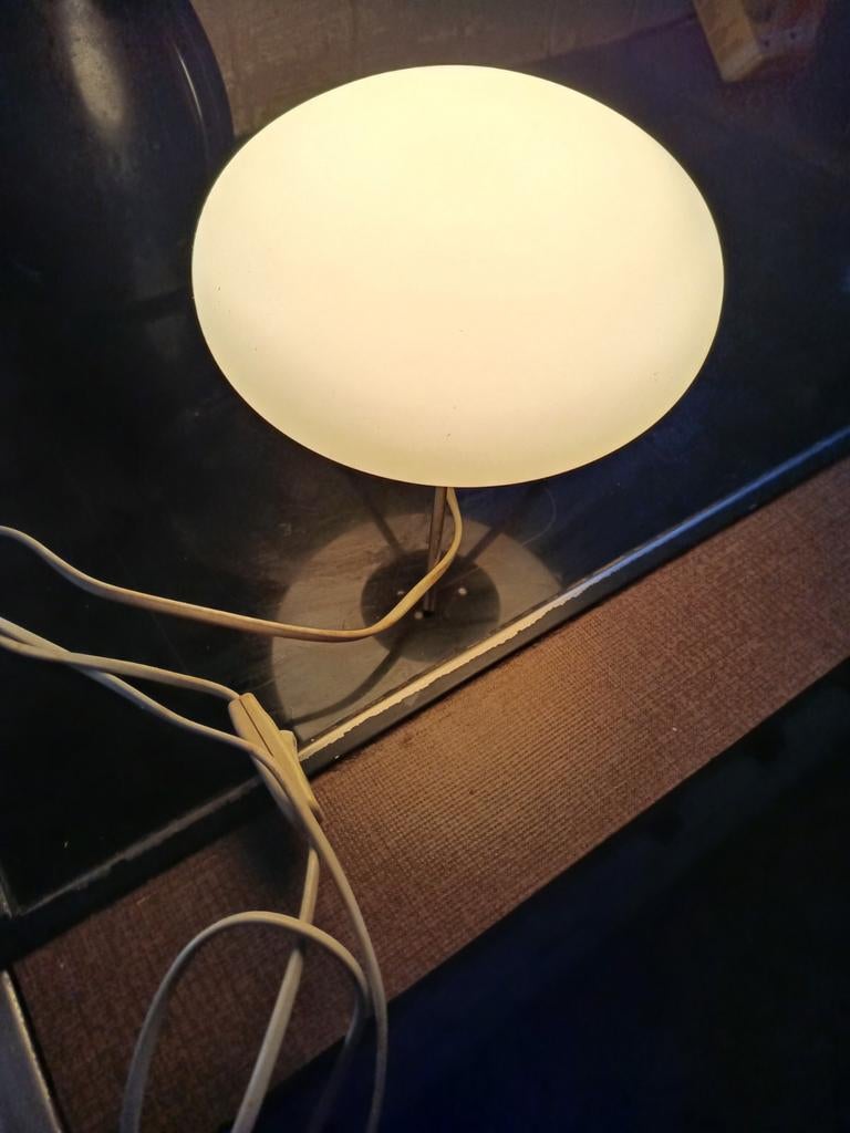 Champignonlamp., Ophalen