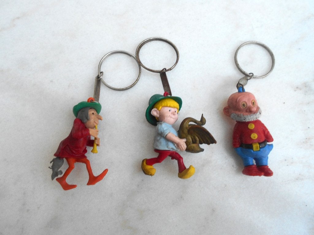 3 anciens portes clés Royco publicité, Verzamelen, Sleutelhangers, Ophalen of Verzenden, Gebruikt, Knuffel of Figuurtje