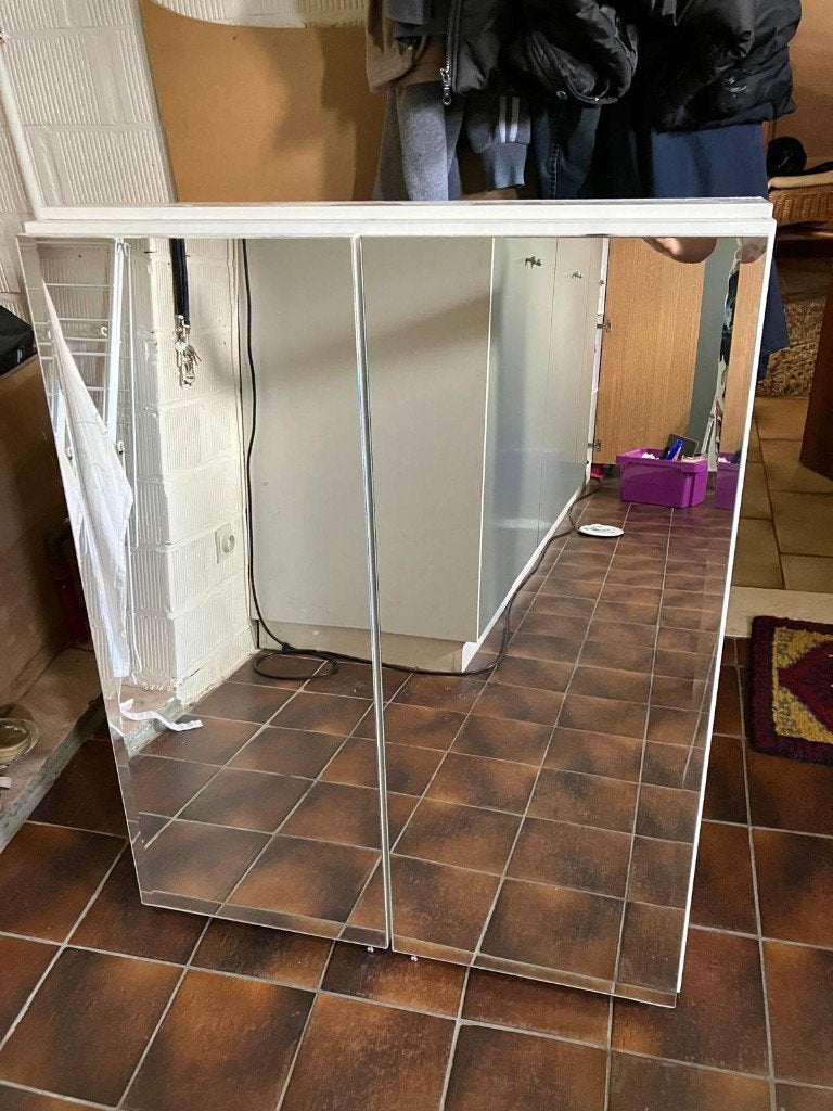 Spiegelkast badkamer, Huis en Inrichting, Badkamer | Badkamermeubels, Ophalen, 100 tot 150 cm, 50 tot 100 cm, Minder dan 25 cm