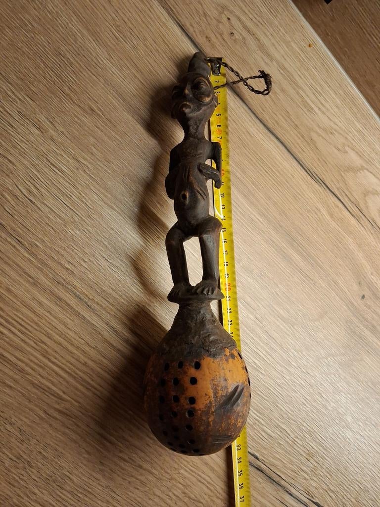 Rituele rammelaar Bangwa cultuur Kameroen, Antiek en Kunst, Verzenden