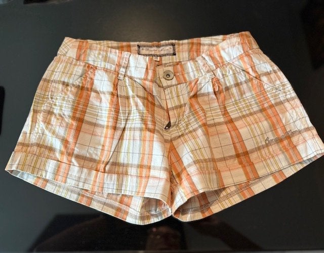 2 shortjes -> Banana Moon (34) & S. Oliver (32), Ophalen, Overige typen, Meerkleurig, Banana Moon