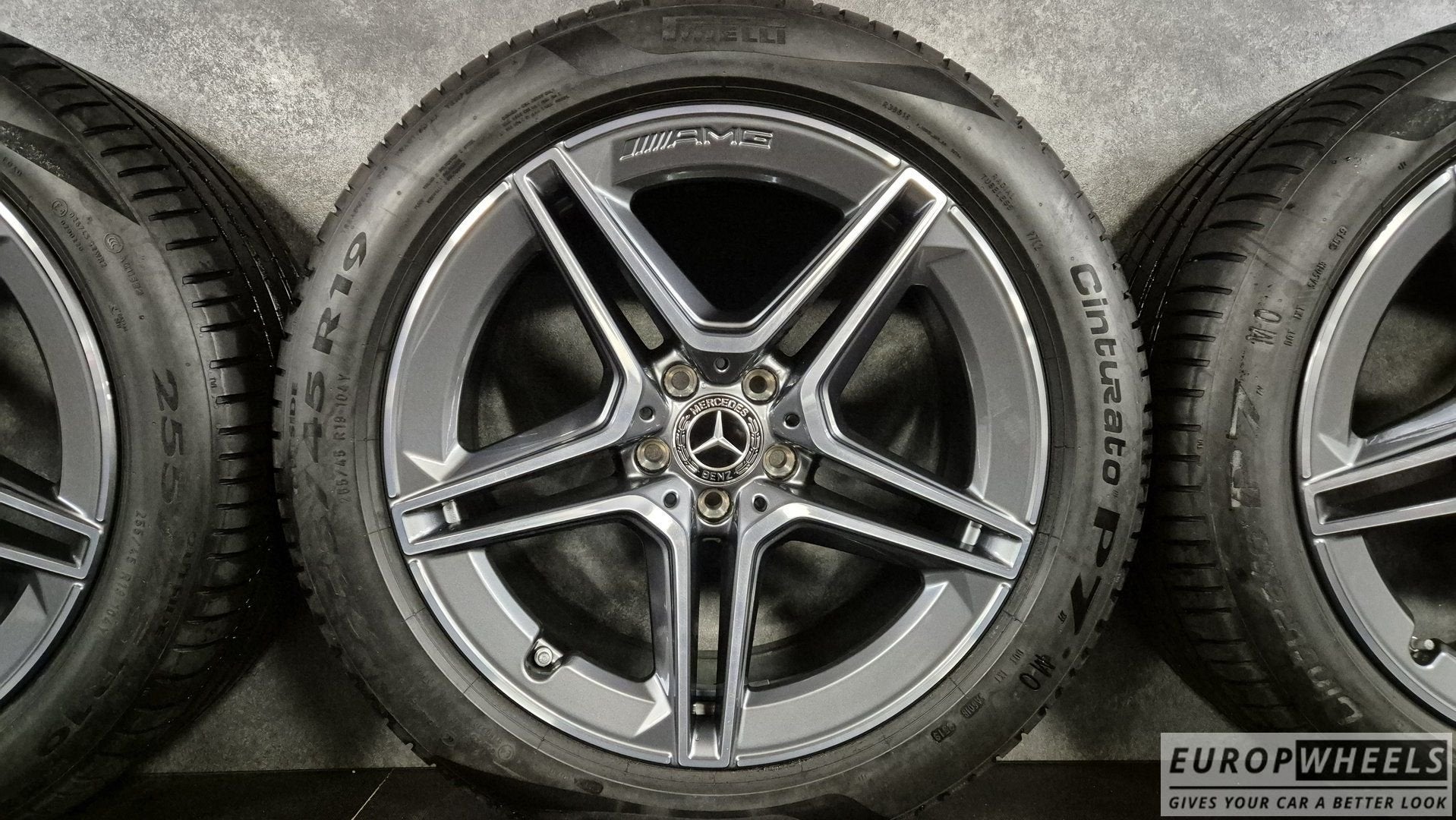19 inch velgen S AMG zomerbanden W223 S223 V223 Mercedes, Auto-onderdelen, Banden en Velgen, 19 inch, Gebruikt, 255 mm, -