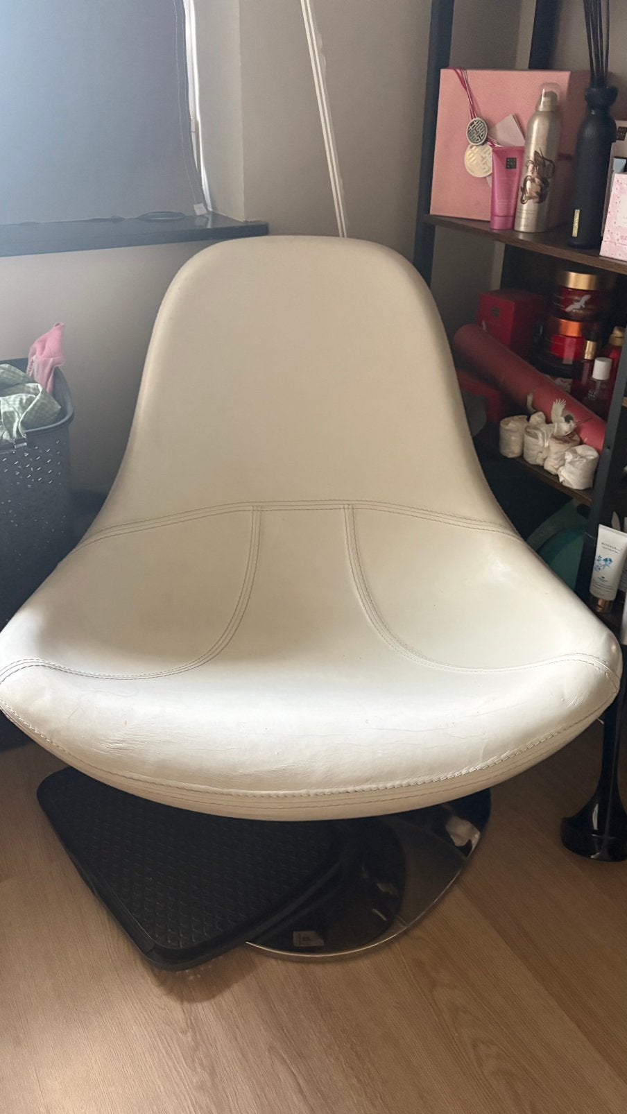 ⚪️⚪️⚪️ Fauteuil IKEA Tirup ⚪️⚪️⚪️, Enlèvement, Comme neuf, Cuir