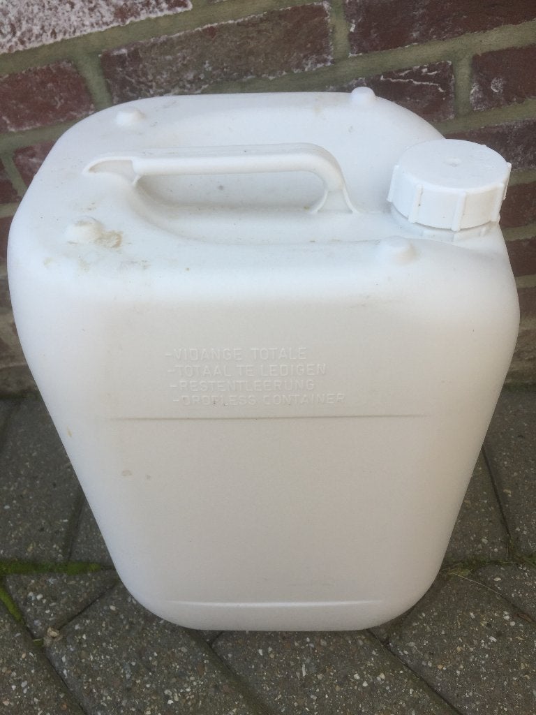 bidons 20L voedingsgeschikt, Ophalen, Zo goed als nieuw, Kunststof