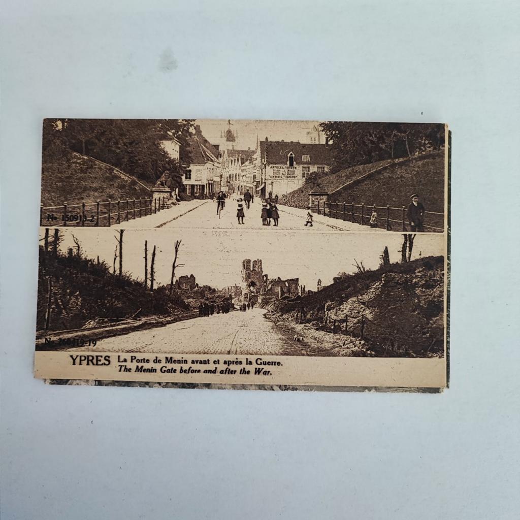 Ypres, la porte de Menin avant et après la guerre, Enlèvement ou Envoi