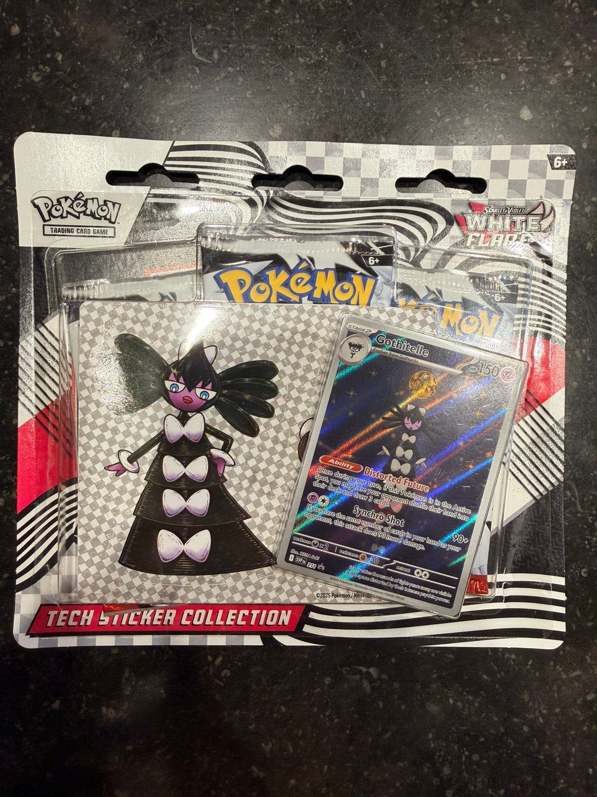 Collection d'autocollants Pokémon Tech Gothitelle, Enlèvement ou Envoi, Neuf, Autres types, Foil