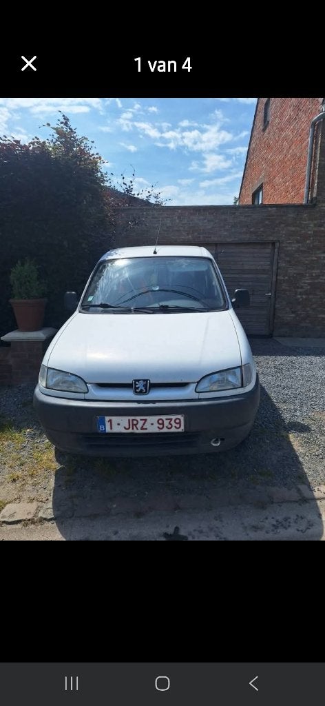 Peugeot partner lichte vracht, Auto's, Peugeot, Particulier, Partner, Trekhaak, Diesel, 3 deurs, Handgeschakeld, Wit