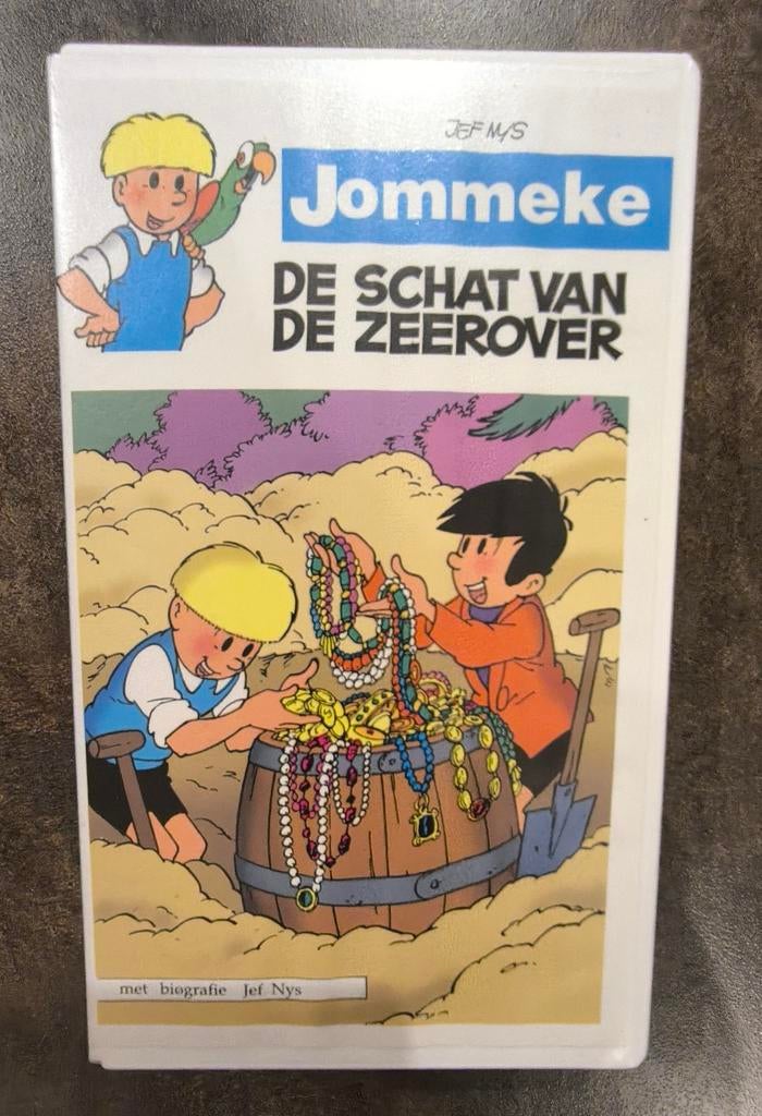 VHS Jommeke & De Schat Van De Zeerover, Boeken, Stripverhalen, Ophalen of Verzenden