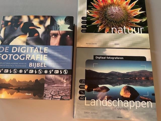 3 boeken over Leren digitaal fotograferen 850 blz, Boeken, Kunst en Cultuur | Fotografie en Design, Ophalen of Verzenden, Zo goed als nieuw