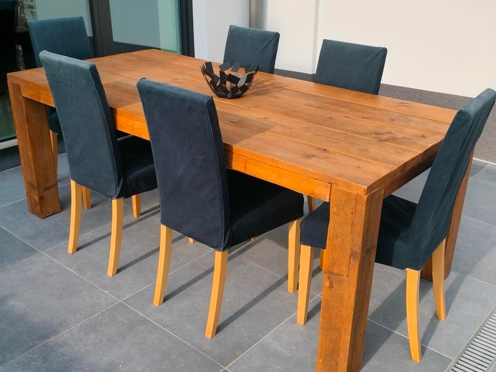 Table Pure Wood Design 200x80cm, Maison & Meubles, Tables | Tables à manger, 50 à 100 cm, 200 cm ou plus, Cinq personnes ou plus