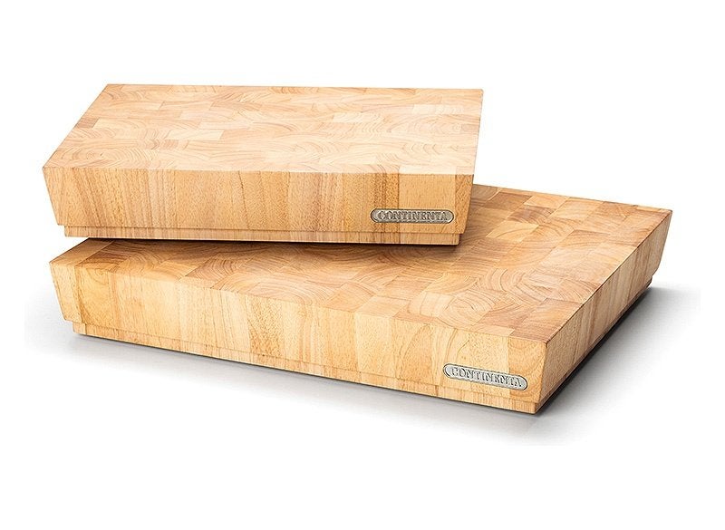 Nieuw | Kops Houten Snijplank / Hakblok 7,5cm dik rubberhout, Minder dan 50 cm, Overige kleuren, Nieuw, Ophalen of Verzenden