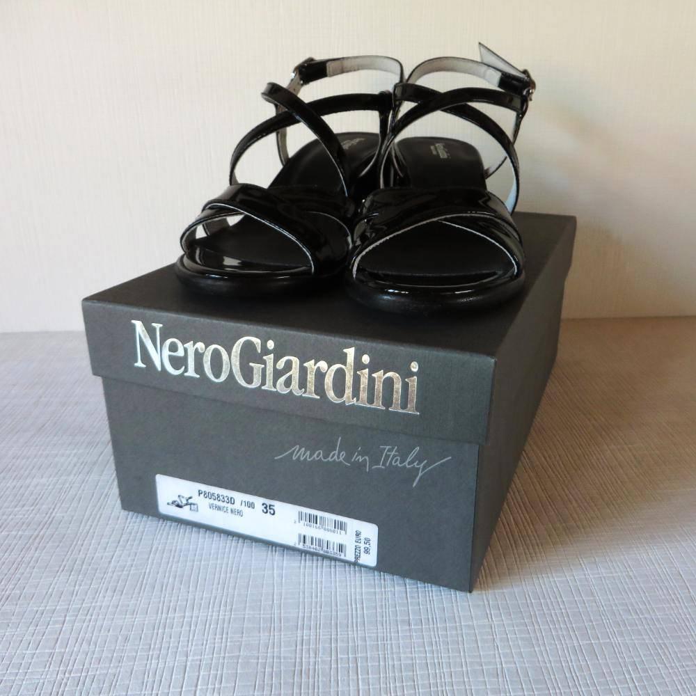 Nero Giardini sandalen zwart lakleer, maat 35, Kleding | Dames, Schoenen, Zwart, Nieuw, Nero giardini, Sandalen of Muiltjes