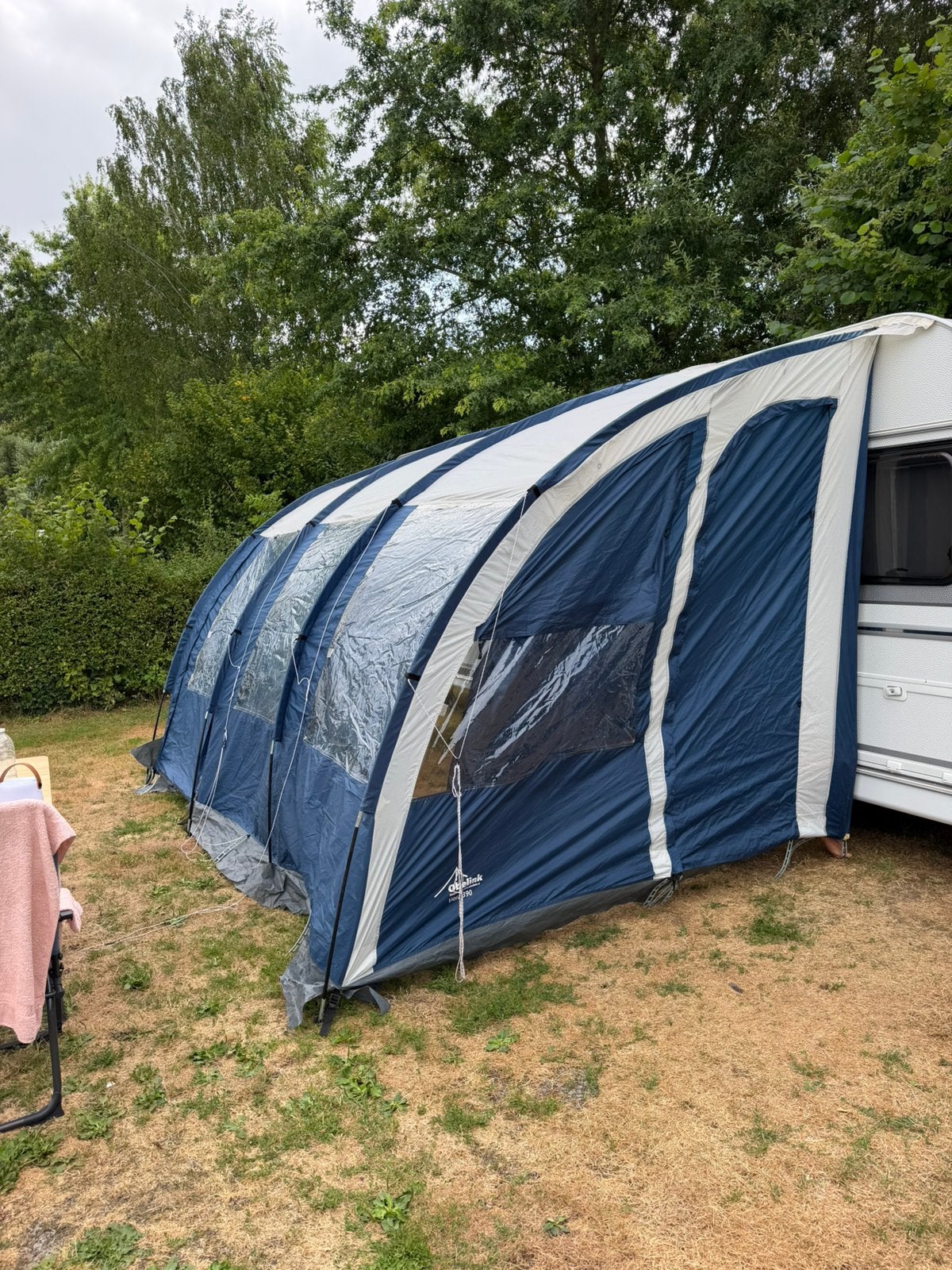 Auvent Obelink Viera390, Caravanes & Camping, Auvents, Utilisé, Enlèvement