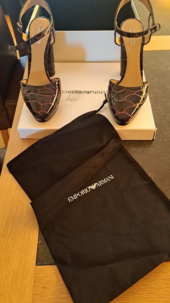 Armani pumps, Ophalen, Pumps, Bruin, Emporio armani