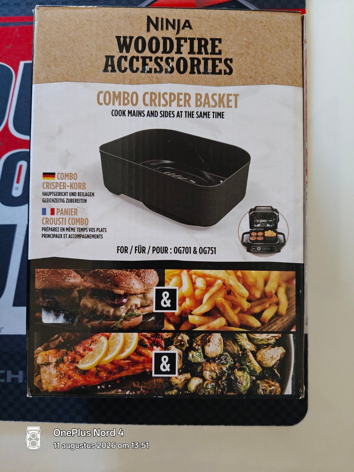 Ninja Woodfire accessoire NIEUW, Elektronische apparatuur, Ophalen of Verzenden, Nieuw, Airfryer, Minder dan 750 gram