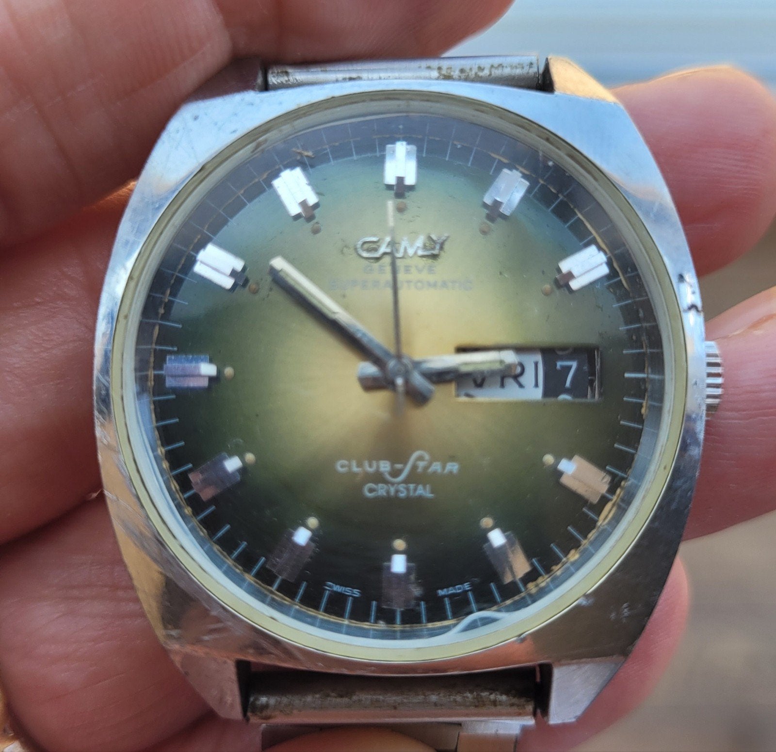 herenhorloge CAMY onderdelen, Ophalen