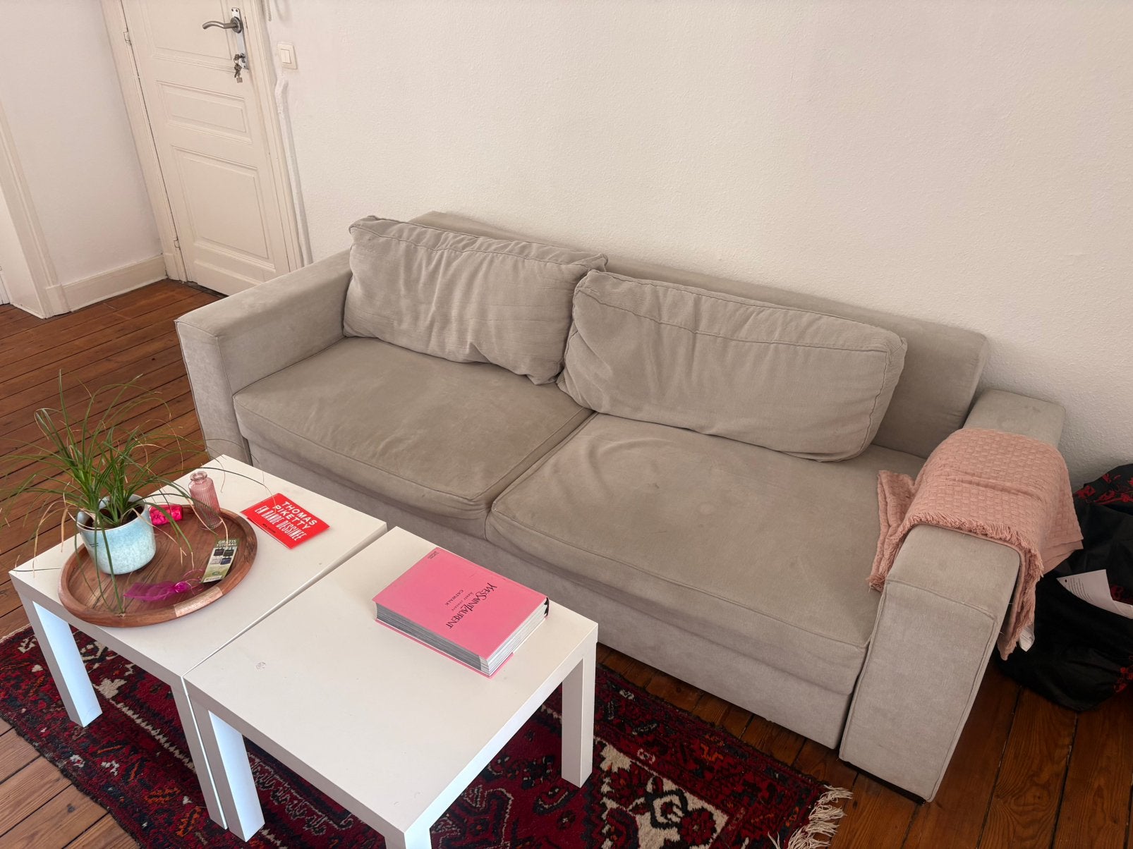 Canapé gris (chez Ikea, je crois), Enlèvement, Utilisé, Tissus, Minimalistic