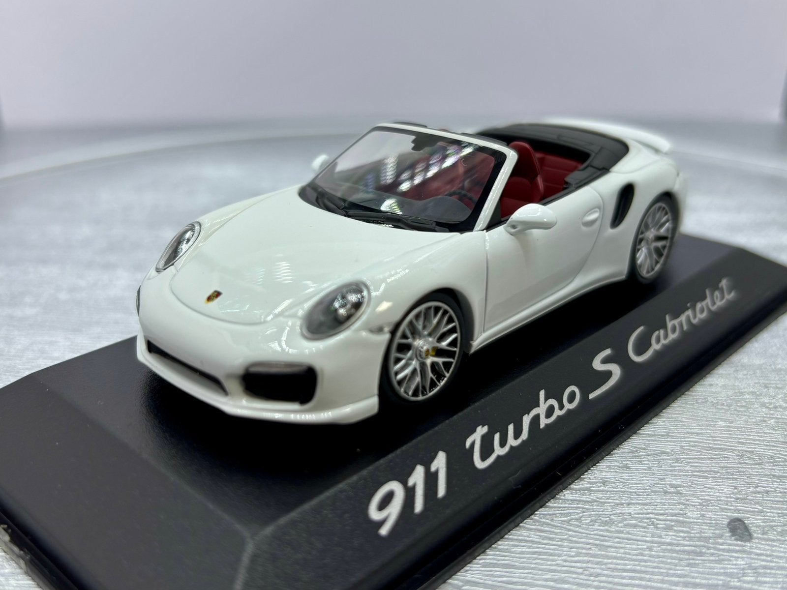 1:43 Porsche 911 turbo S cabriolet - MINICHAMPS, Enlèvement ou Envoi, Comme neuf, MiniChamps
