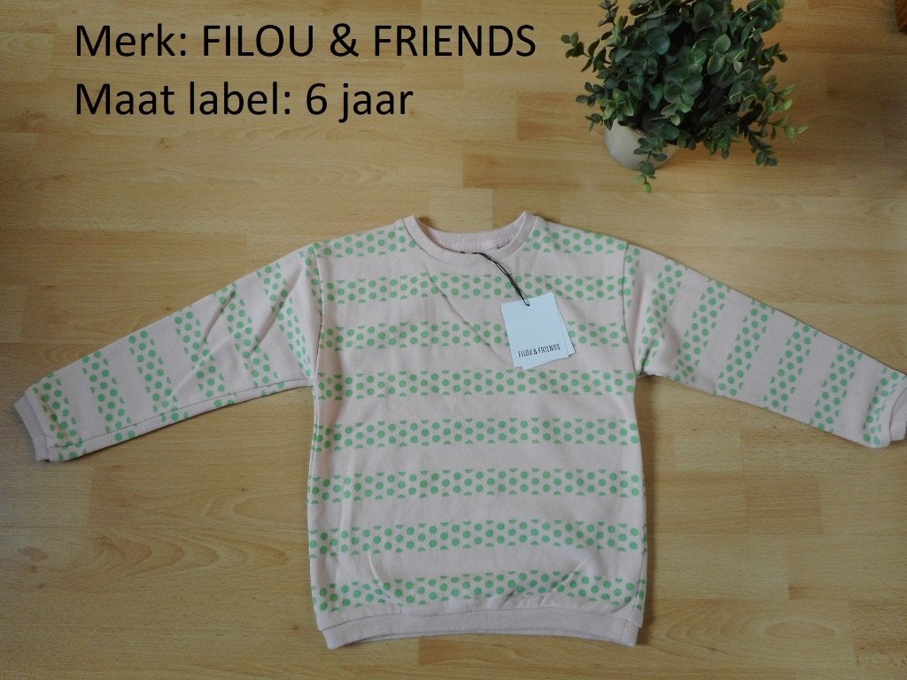 Trui - FILOU & FRIENDS - maat 116 (nieuw met label), Enlèvement ou Envoi, Neuf, Fille