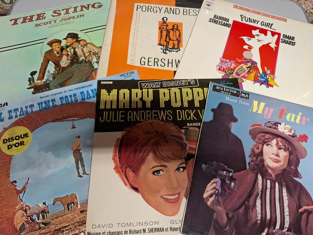 Lot 50 x Lp's Vinyl Original Motion Picture Soundtrack, Enlèvement ou Envoi, Utilisé, 12 pouces