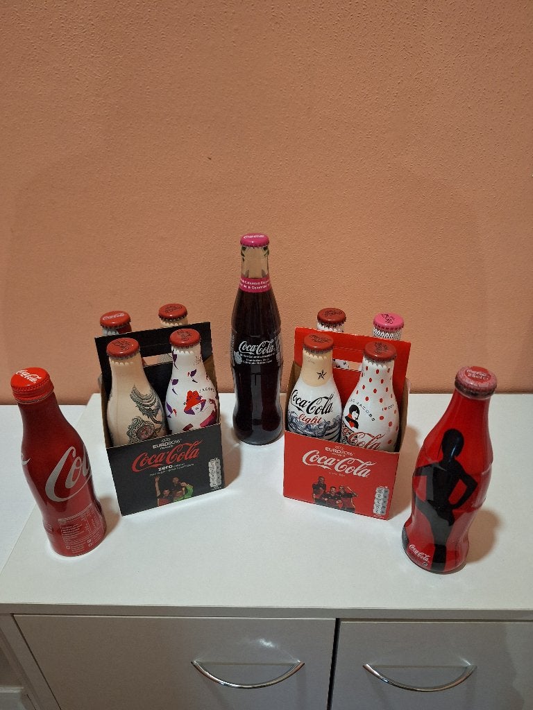Set cola flesjes, Verzamelen, Ophalen, Zo goed als nieuw