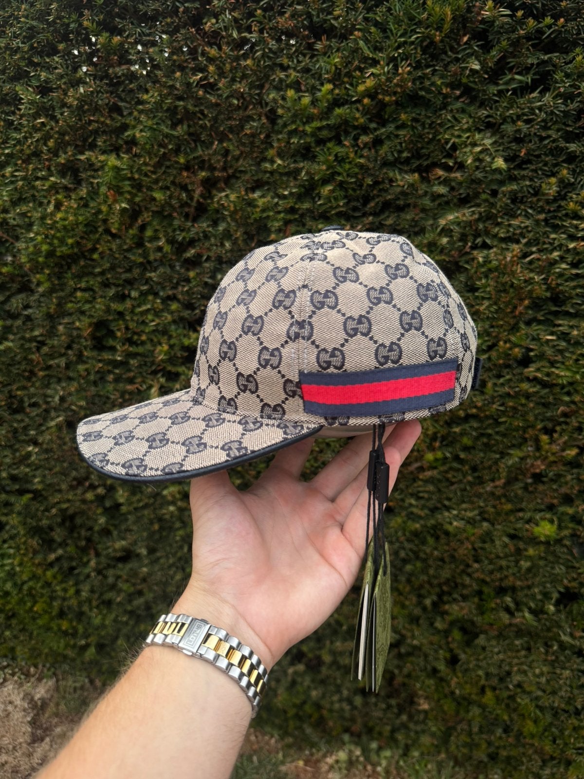 Gucci GG Supreme Canvas Baseball Cap, Ophalen of Verzenden, Nieuw, Pet