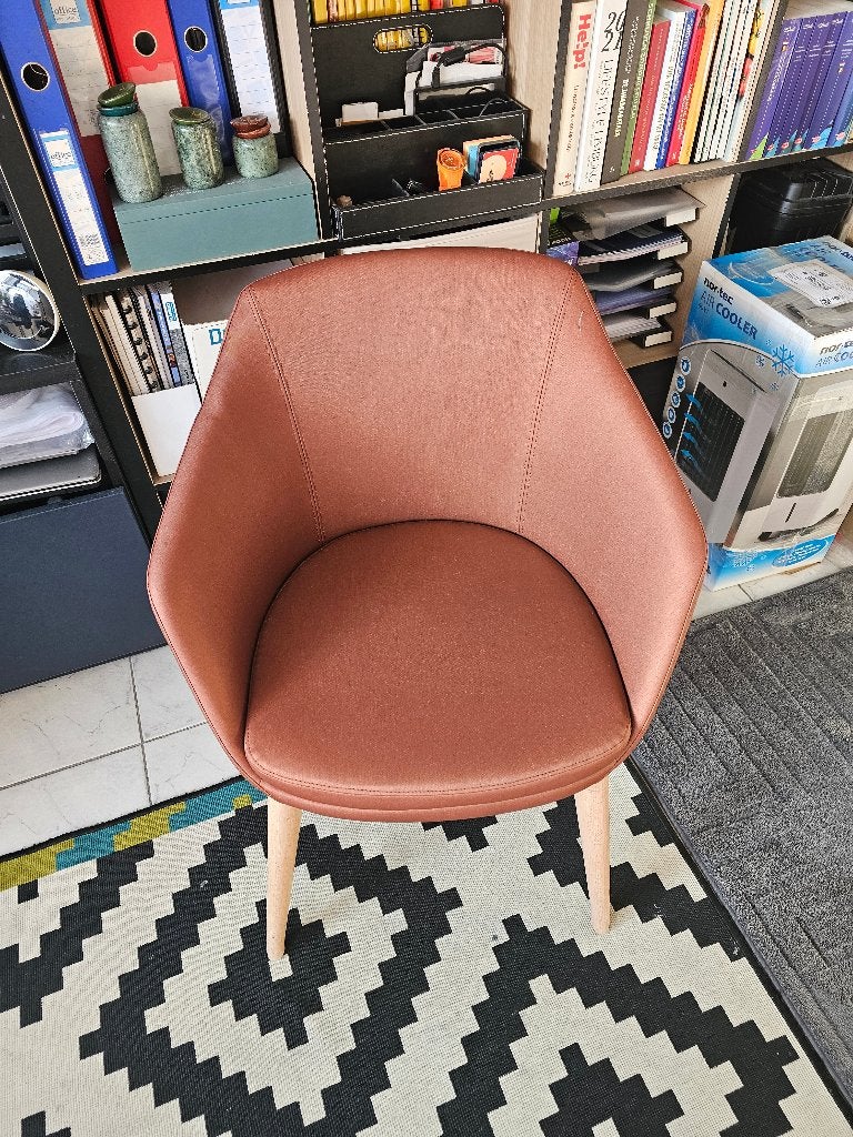 Chaise Charlie Designer Drisag, Autres couleurs, Comme neuf, Enlèvement, Cuir