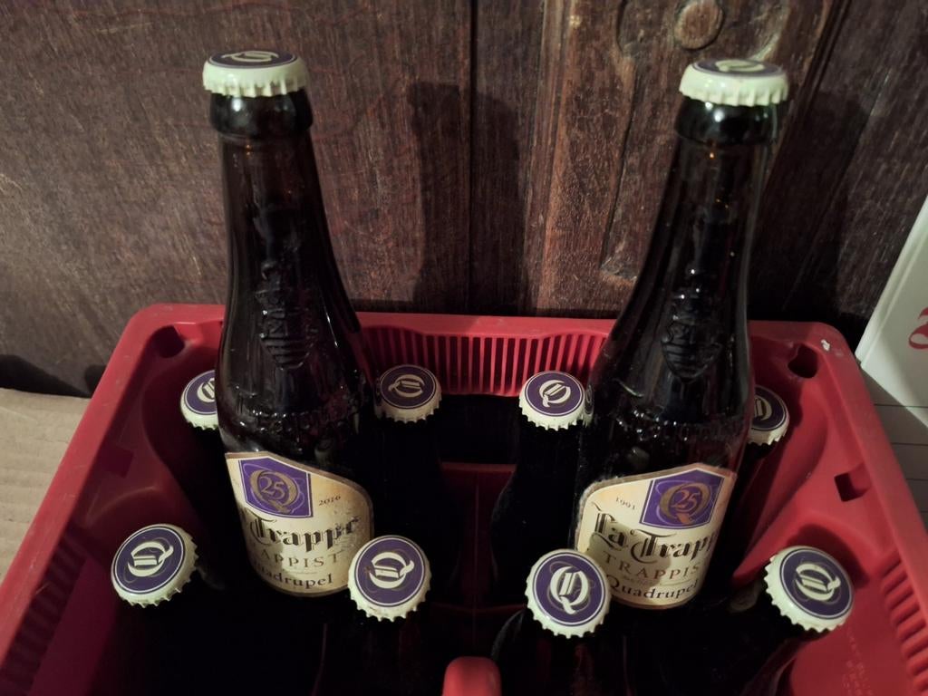 10 flesjes La Trappe jubileumjaar 1991 - 2016 25 jaar, Ophalen of Verzenden, Flesje(s), La Trappe