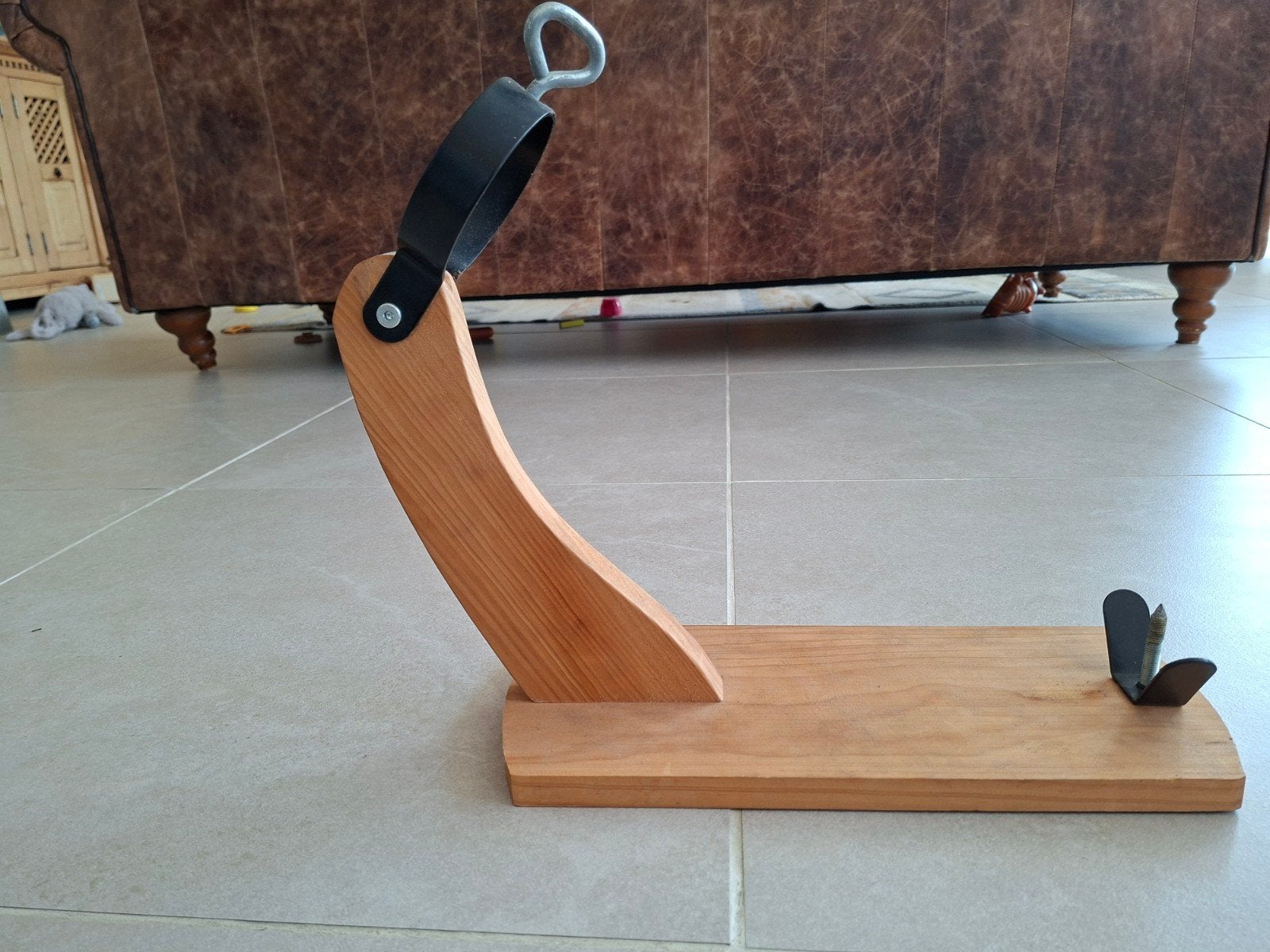 ham houder, Ophalen