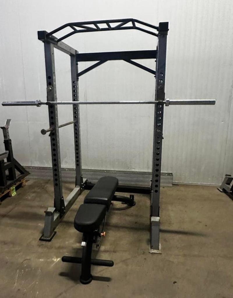 Barbarian Power Rack , Bench , 137,5kg Gewichten ,Barbell, Ophalen, Gebruikt
