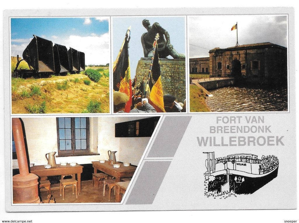 Willebroek fort van breendonk vvv vaartland, Ophalen of Verzenden, Ongelopen, Antwerpen
